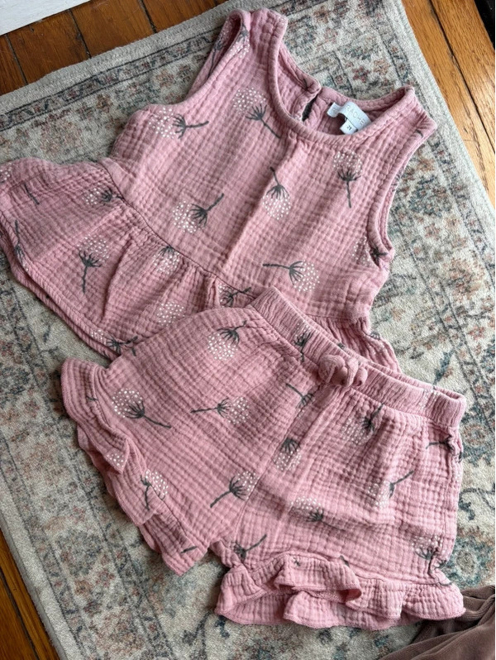 2T Rachel Zoe Toddler Girls Pink 2 Piece Matching Set